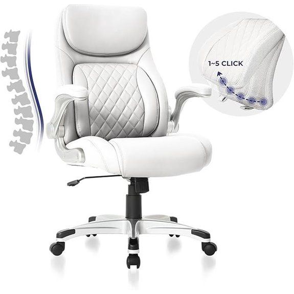 Nouhaus High-Back Ergonomic Chair with Adjustable Lumbar Support