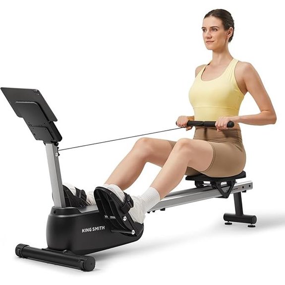 KINGSMITH Magnetic Rowing Machine with Foldable Design