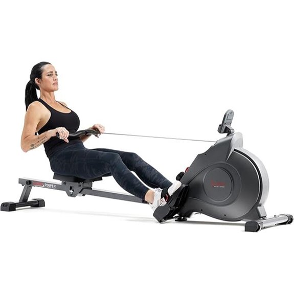 Sunny Health Foldable Rowing Machine with App