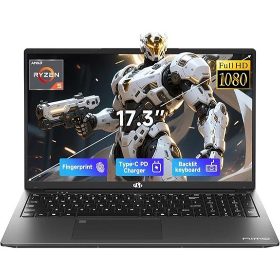 NIMO 17.3 Gaming Laptop Ryzen 5 6600H 32GB/1TB