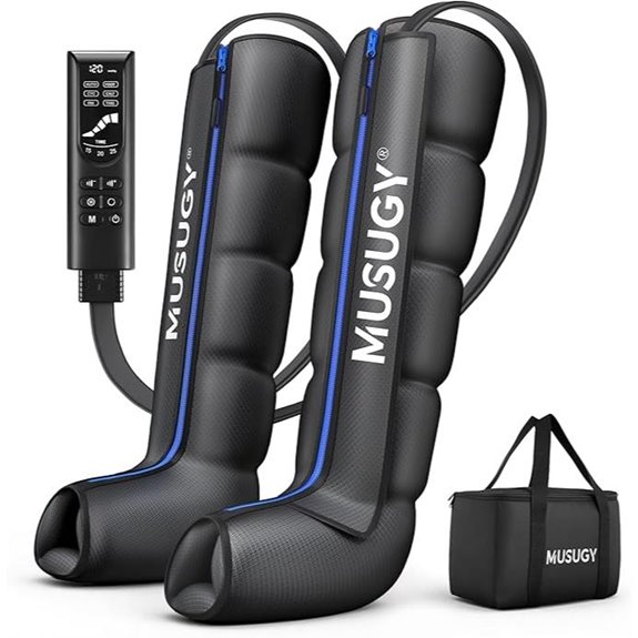 Sequential Air Compression Recovery System Boots for Leg Recovery