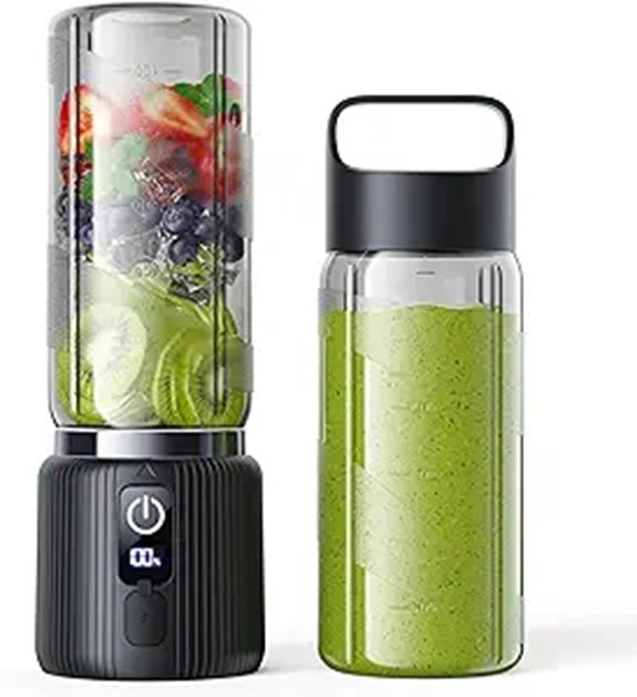 COKUNST Portable Blender with 8 Blades 17 oz