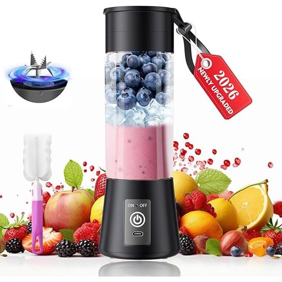 Cordless 13oz Portable Smoothie Blender 20,000RPM