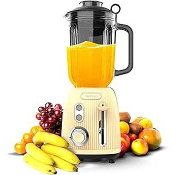 Cecotec Retro Power Standmixer 1200 W 1,5 l Glas