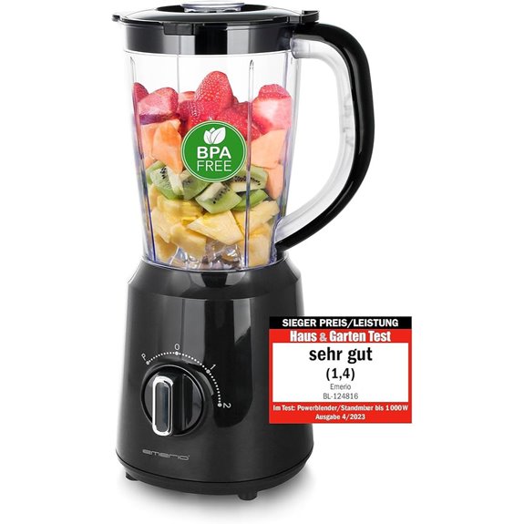 EMERIO Standmixer mit Eis-Crush-Funktion 500 W