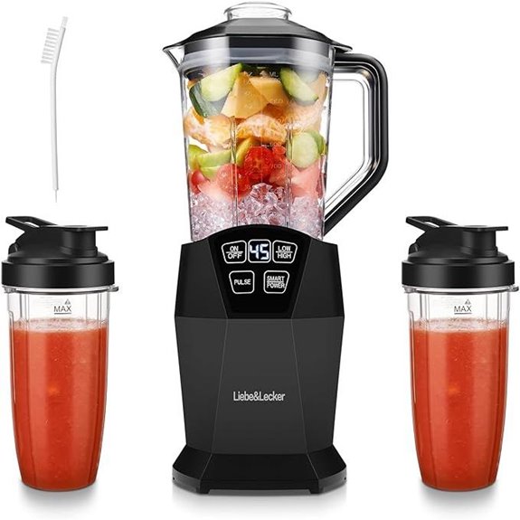 Personal Blender with 1200W Peak 28oz Cups & 50oz Pitcher