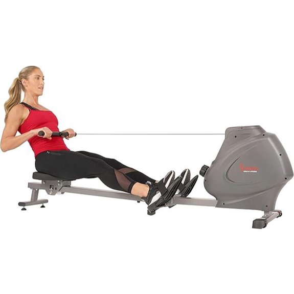 Sunny Health & Fitness Magnetic Rowing Machine with App Connectivity