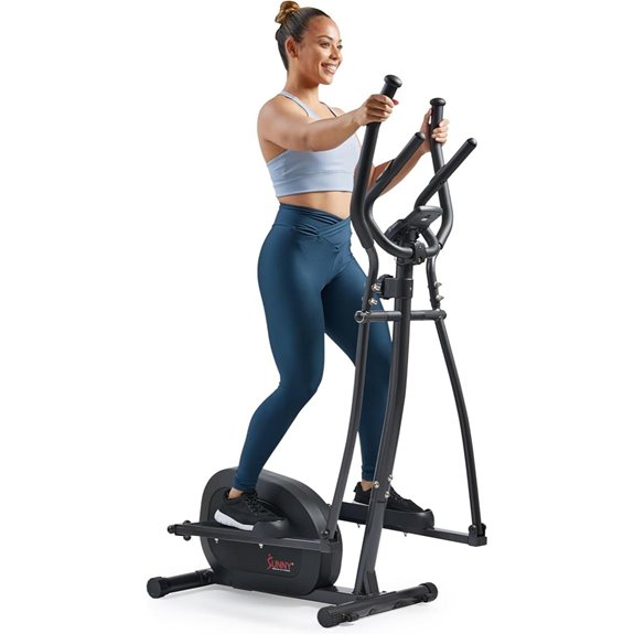 Sunny Health & Fitness Smart Elliptical with Pulse Sensor