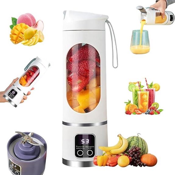 Smart LED Display Portable Multimode Juicer Blender 450ML