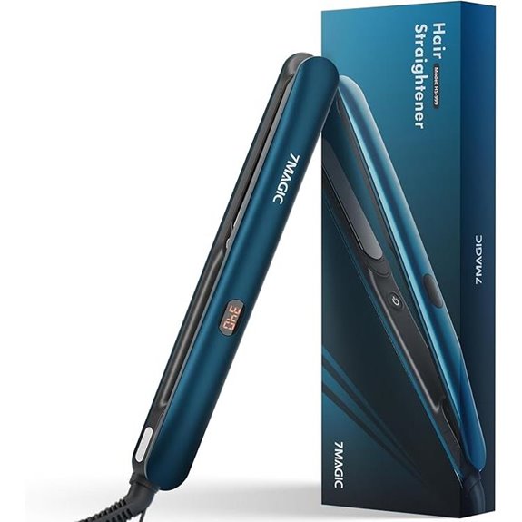 7MAGIC 1-Inch Titanium Ceramic Flat Iron Pro