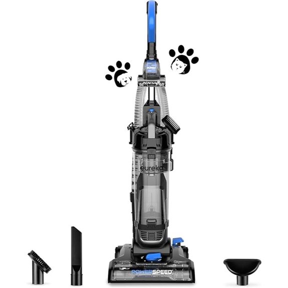 Eureka PowerSpeed Upright Vacuum for Carpet & Hard Floor