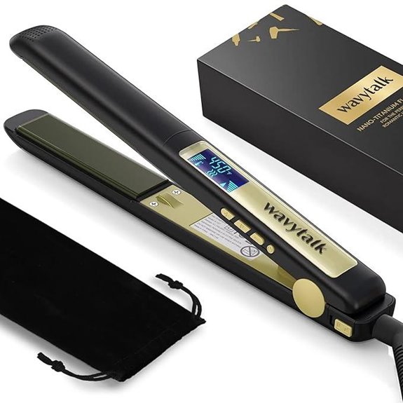 Wavytalk Titanium Hair Straightener Dual Voltage 1