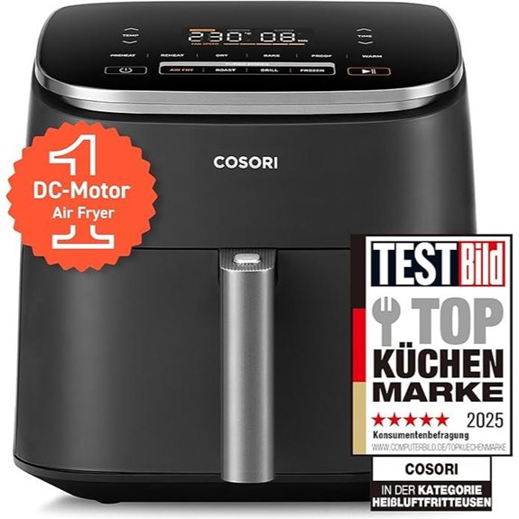 Cosori Turboblaze 9-in-1 Heißluftfritteuse 6 L (XXL)